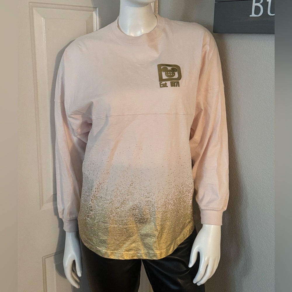 Size Small 2021 Disney Spirit Jersey Light Pink & Gold